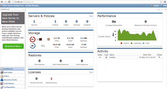 idera-backup-dashboard