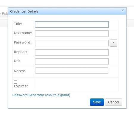 Pleasant Password Server review new-entry