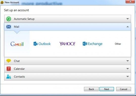 Outlook alternative with Exchange support emclient-setup-account