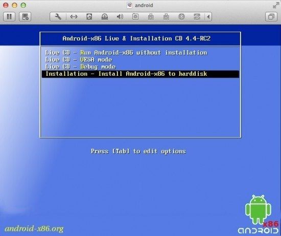 android-install-on-osx-vmware-fusion