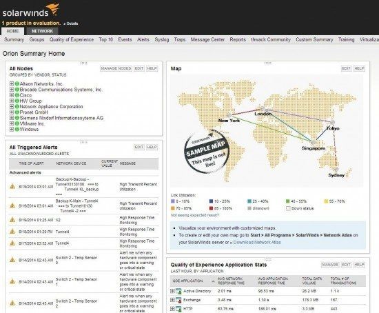 solarwinds network monitoring solarwinds network monitoring
