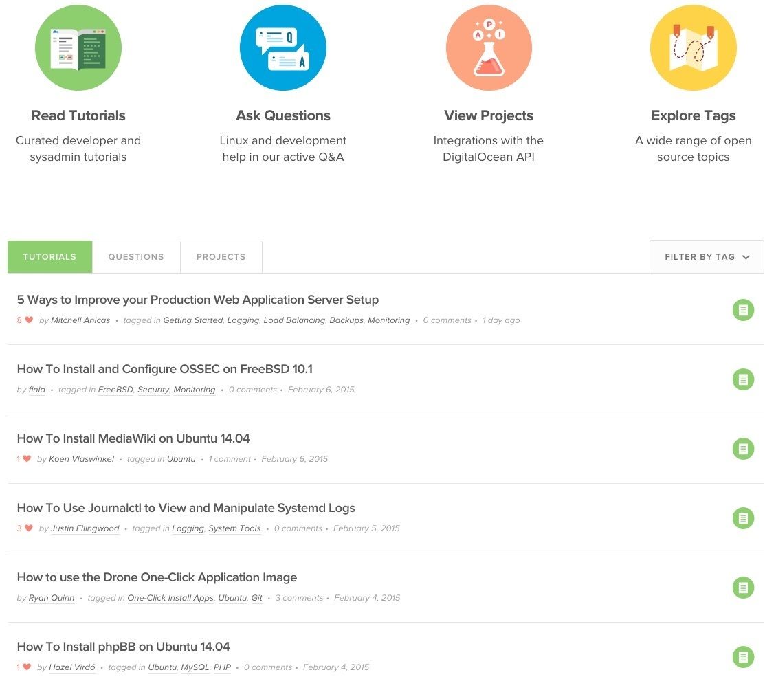 DigitalOcean-tutorials