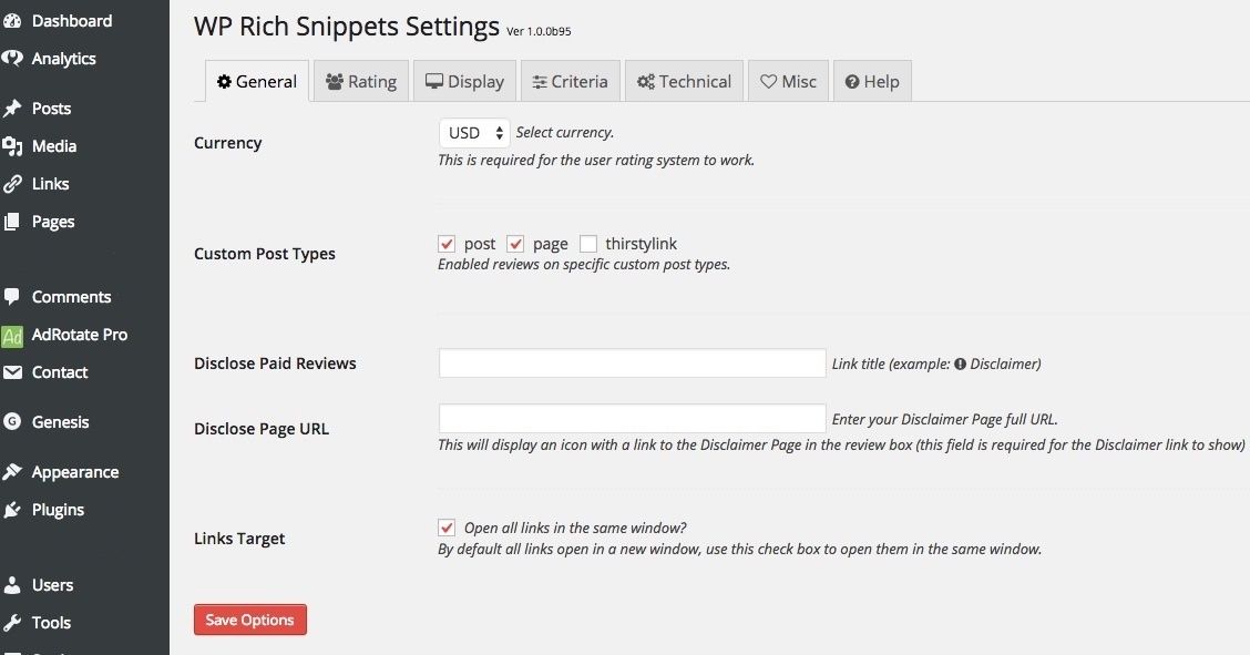 wp-rich-snippets-settings