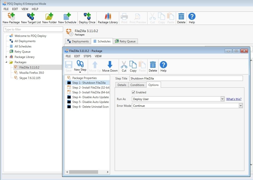 Help for PDQ Deploy