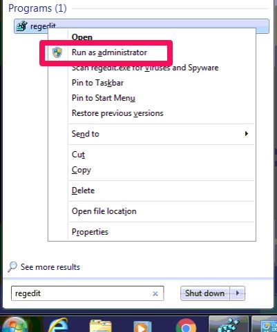 fix profile windows 7