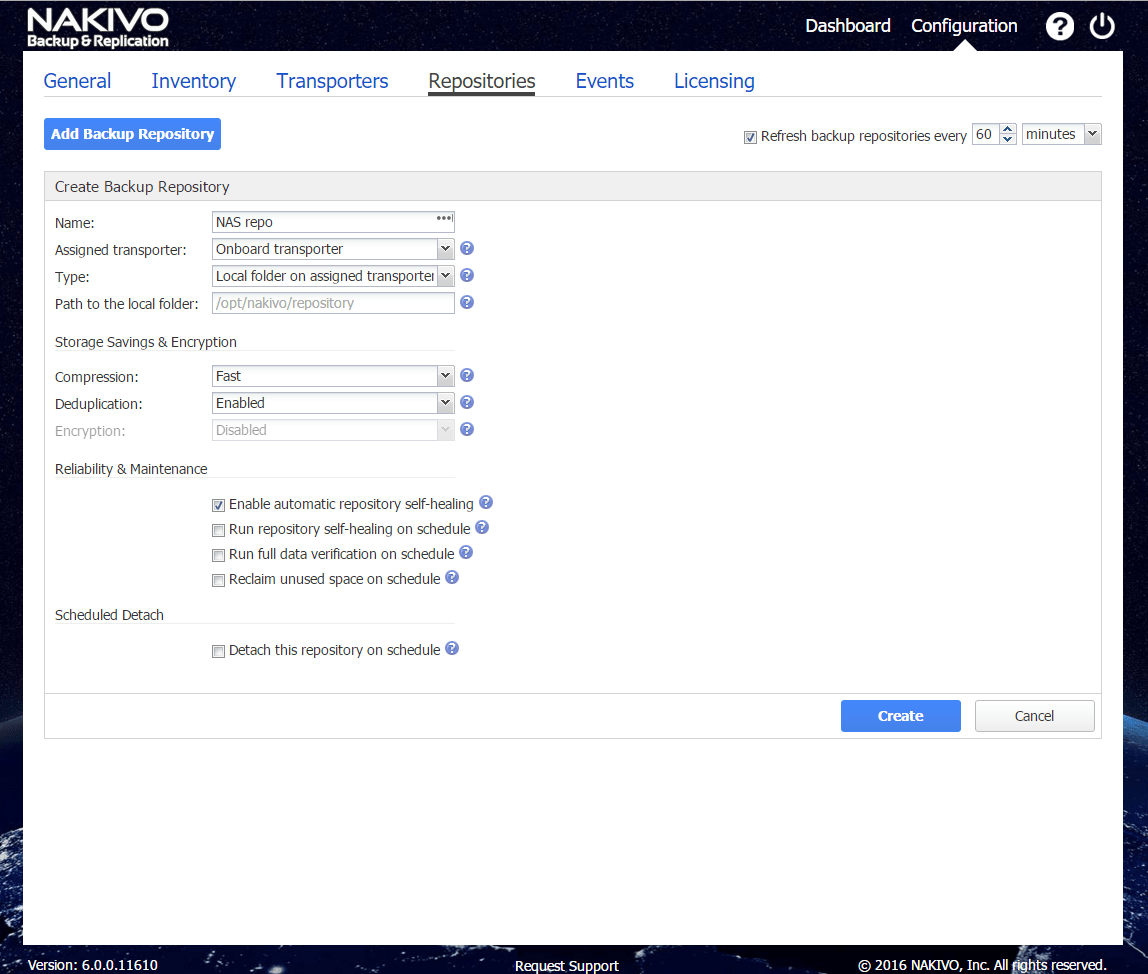 nakivo 6 review nakivo 6 repository