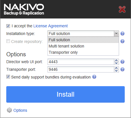 nakivo-synology-options-installation