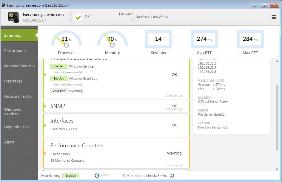 netcrunch-port-windows-server