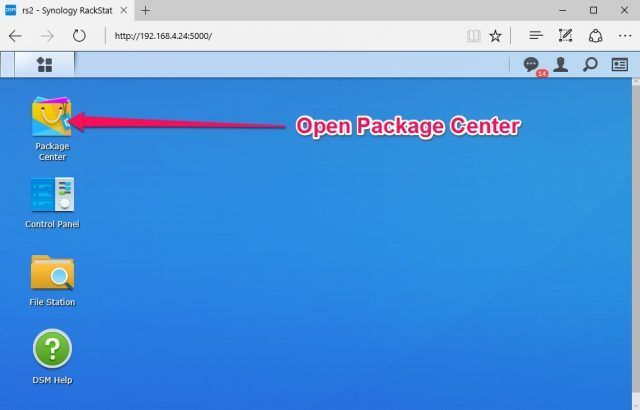 install-nakivo-synology-package-center
