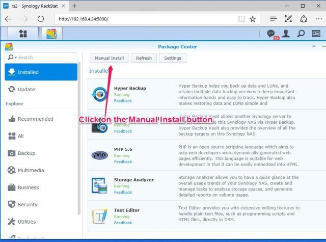 install-nakivo-synology-package-center-manual-install