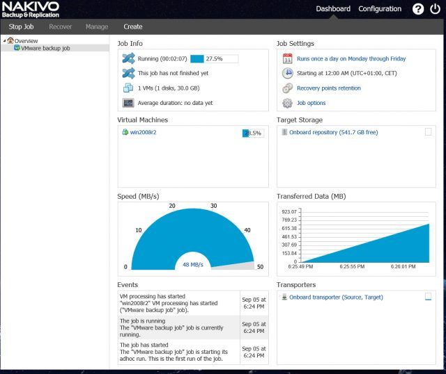 nakivo-synology-backup-job