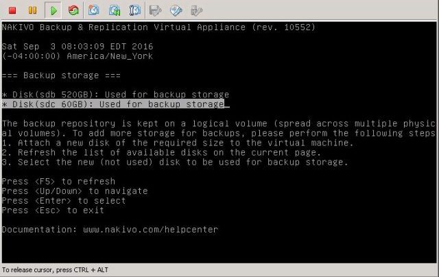 nakivo-virtual-appliance-configuration-disk-newdisk-attached-for-backup