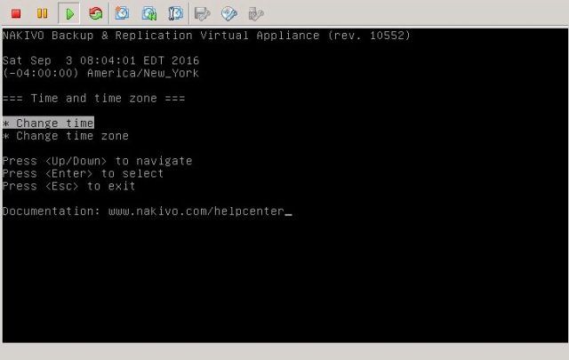 nakivo-virtual-appliance-configuration-timezone