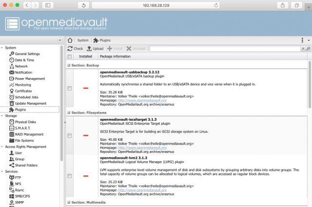 openmediavault-plugins