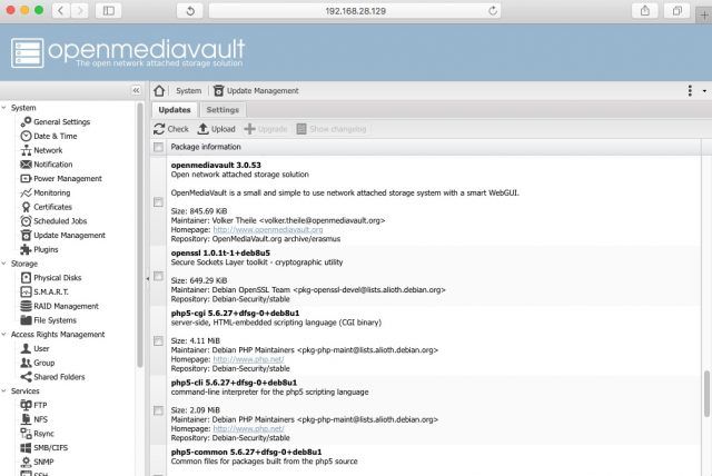 openmediavault-updates