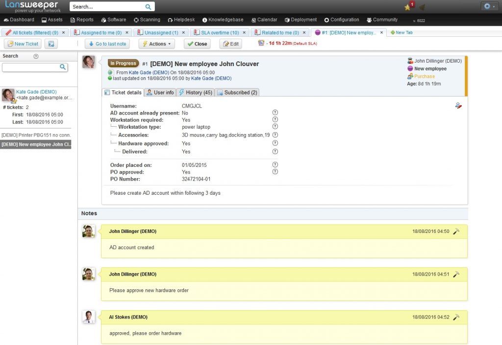 lansweeper software deployment